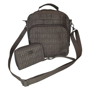 Lug Ranger Crossbody Bag & Rodeo Wallet Wristlet Tan Taupe Quilted RFID